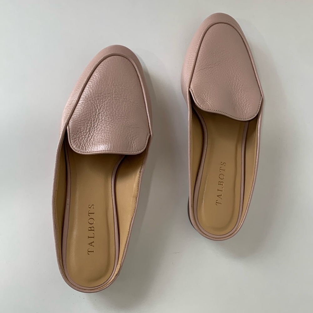 Talbots leather mules